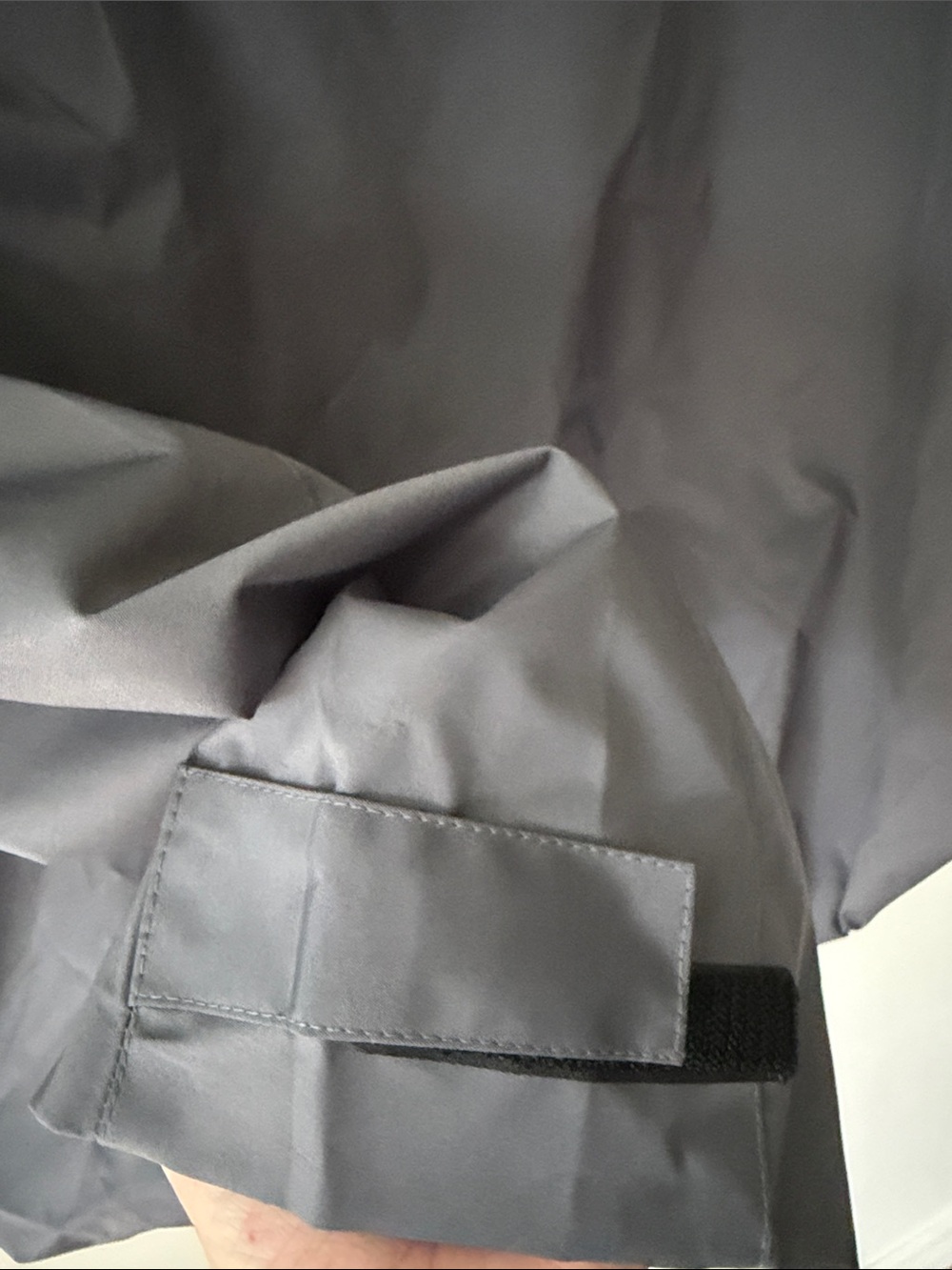 Elegant Charcoal Hooded Bomber Jacket - Picture 10 of 10